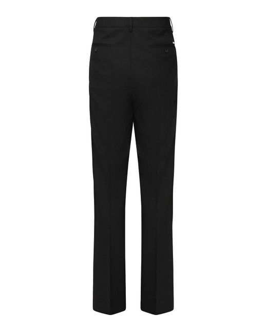DSquared² Black Relax Wool Trousers for men