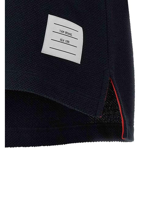 Thom Browne Blue Polo Dress