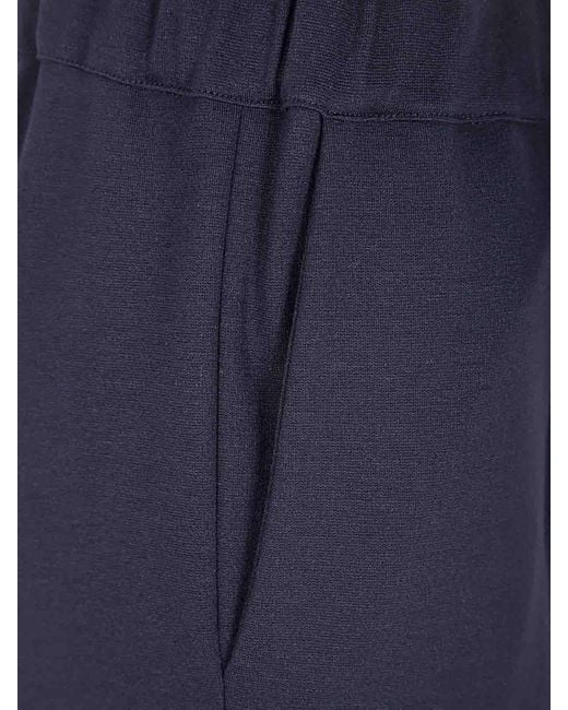 Liviana Conti Blue Straight Leg Trousers