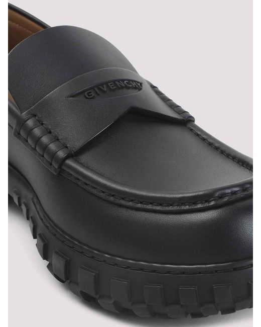Givenchy Black Echo Loafers for men