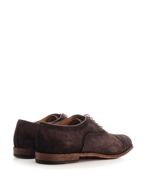 Corvari Brown Derby Shoe for men