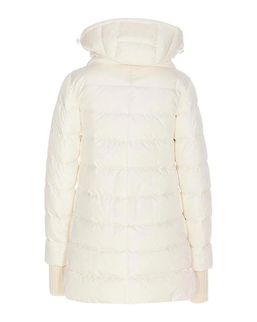 Herno White A-Shape Down Jacket