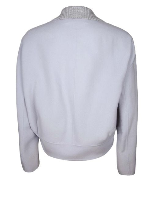 Marni Blue Wool And Cashmere Jacket