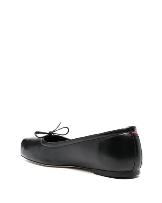 Aeyde Black Gabriella Flat Shoes