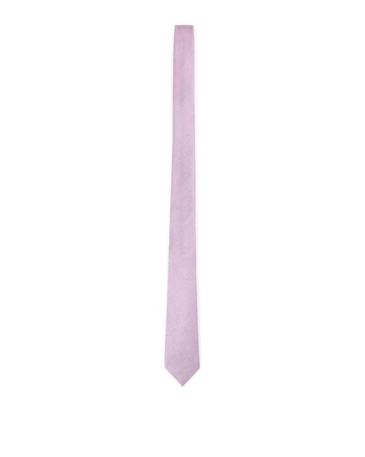 Tom Ford White Solid Tie for men