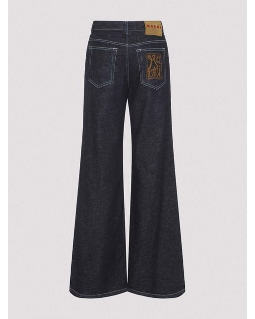 Marni Blue 5-Pocket Jeans