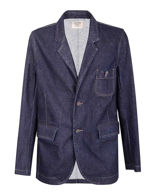 Uma Wang Blue Jeans Juno Jkt for men
