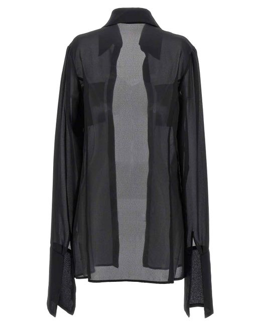 Monot Black 'Georgette' Shirt