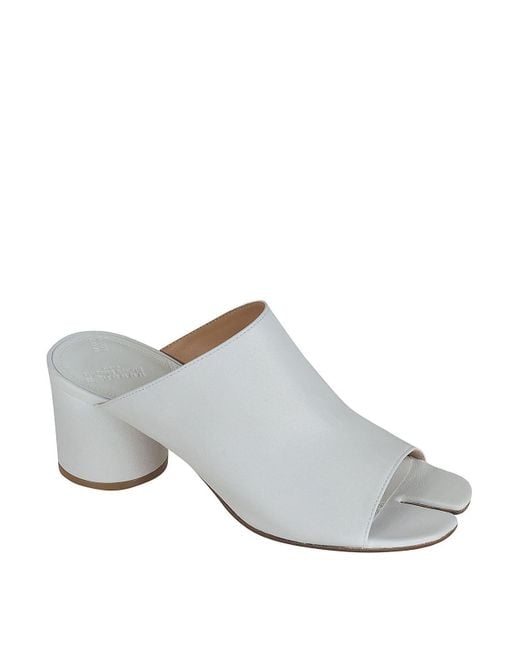 Maison Margiela Tabi Mules In in White Lyst