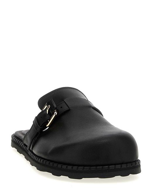 Moschino Black Birky Sabots for men