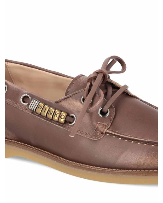 Pinko Brown Loafers