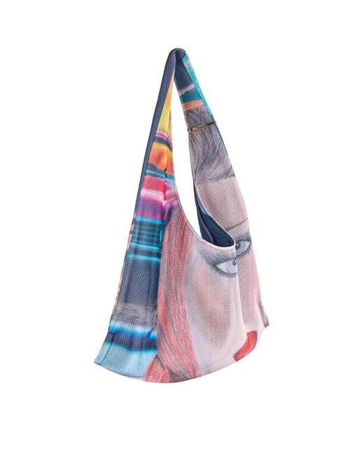 Sunnei Pink Multitasking Printed Bag