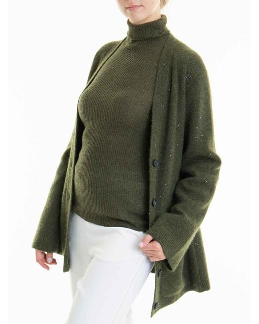 Fabiana Filippi Green Sweater