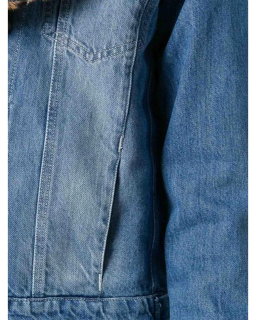 Simonetta Ravizza Blue Animalier Denim Jacket