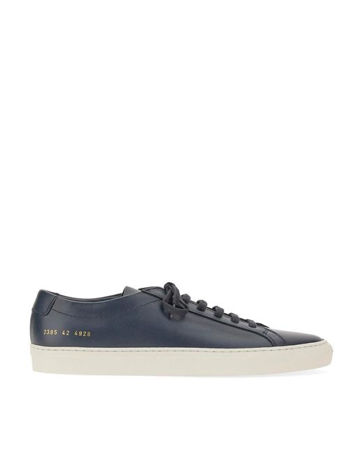 Common Projects Blue Sneakers With Logo for men