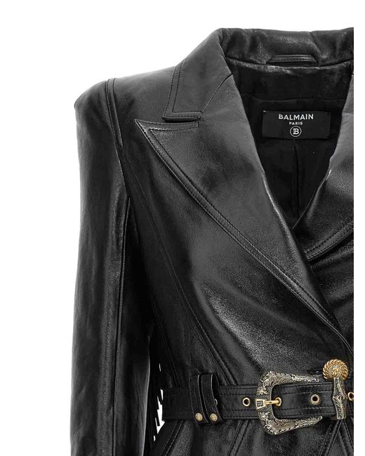 Balmain Black Jolie Madame Jacket