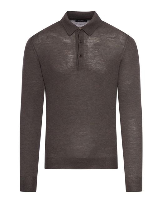 Nome Gray Polo Shirt for men