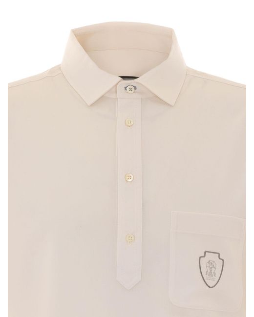 Brunello Cucinelli White T-Shirt for men