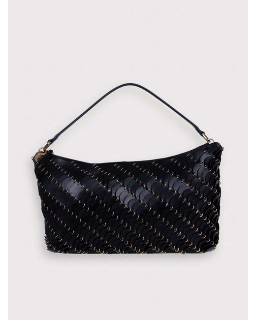 Rabanne Blue Leather Bag Shoulder Bag