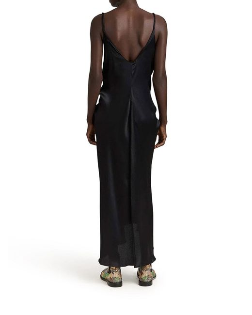 J.W. Anderson Black J.W.Anderson Silk Dress With Knot