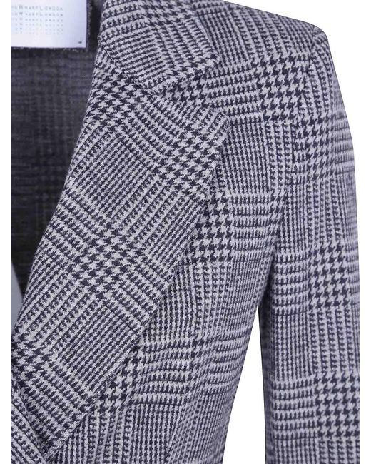Harris Wharf London Blue Double Breast Blazer