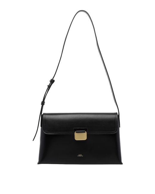 A.P.C. Black Simone Shoulder Bag