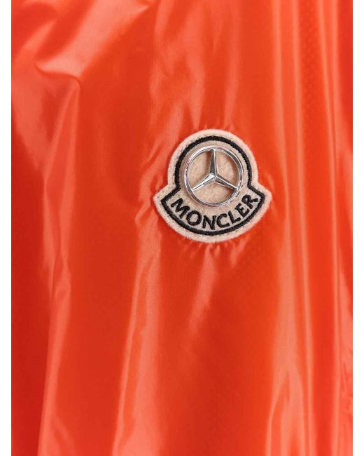 Moncler Orange Anubis Moncler Mercedes-Benz Designed By Nigoldeneye Hooded Jacket for men