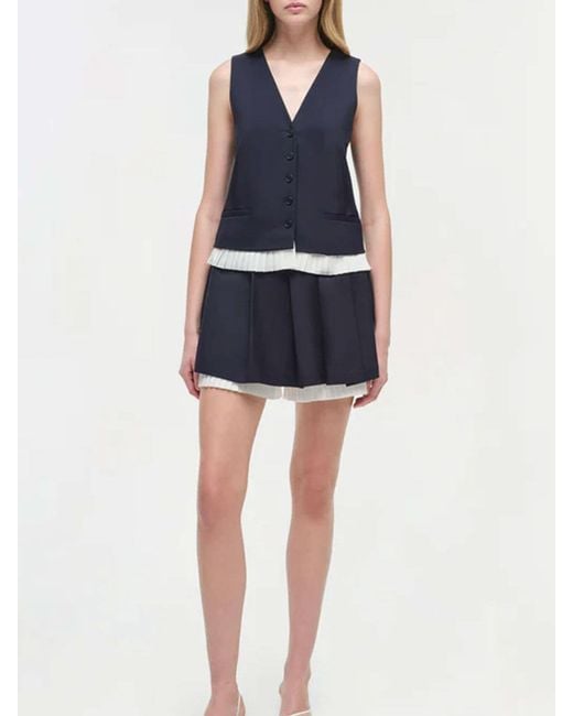 Jonathan Simkhai Blue Suzie Shorts