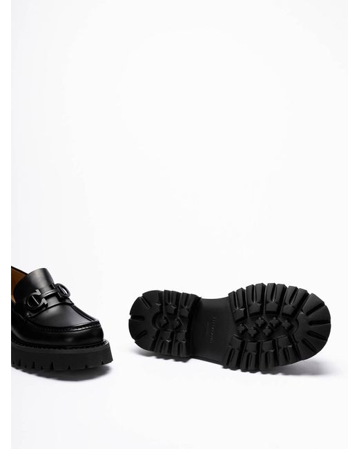 Ferragamo Black Florian Loafers for men