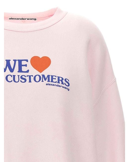 Alexander Wang Pink Sweatshirt