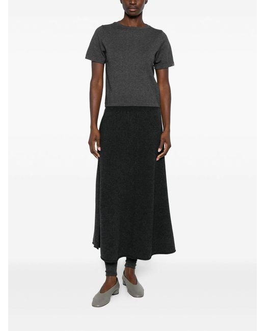 Extreme Cashmere Black Long Skirt