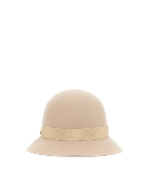 Helen Kaminski Natural Cloque Etta Cap
