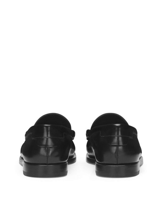 Dolce & Gabbana Black Loafers With Logo for men