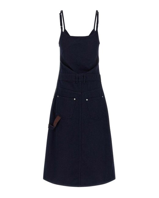 J.W. Anderson Blue 'Twisted Workwear' Dress