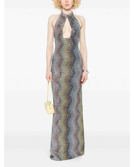 Missoni Gray 'Caperdoni' Sleeveless Long Dress