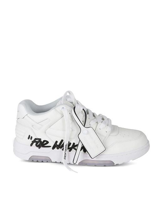 Off-White c/o Virgil Abloh White Sneakers Out Of Office For Walking for men