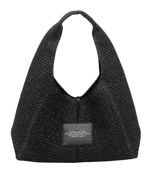 Marc Jacobs Black Onyx The Crochet Sack Bag