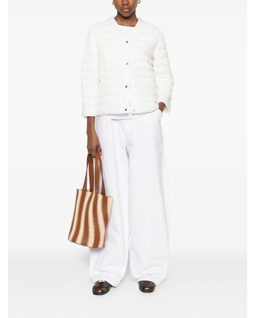 Outerwears Bianco-Donna di Herno in White