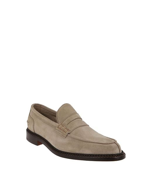 Tricker's Gray Castorino Shoes for men