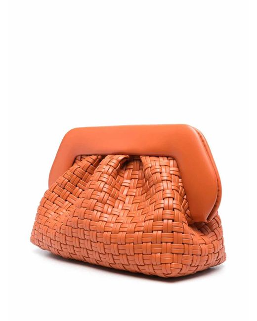 THEMOIRÈ Orange Weaved Bag