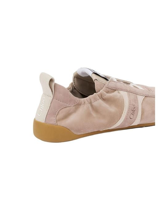 Chloé Pink Kick Trainers