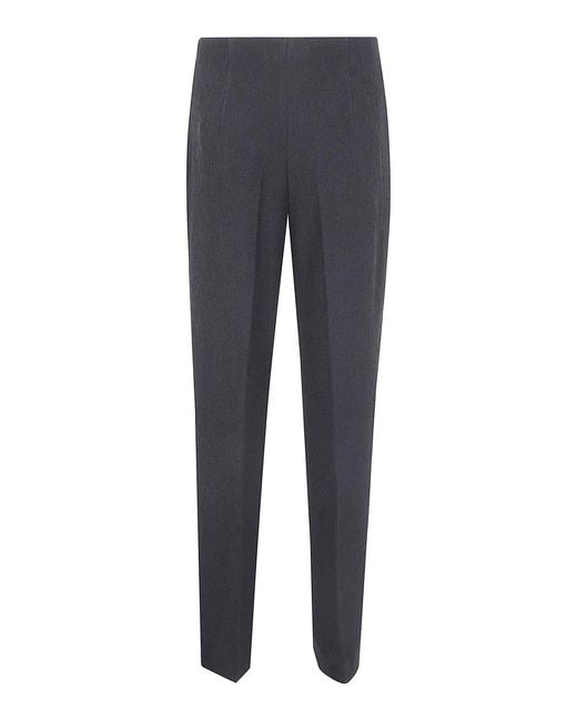 Emporio Armani Blue Flat Belly Trouser