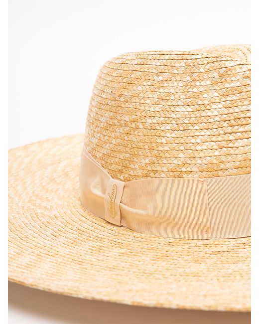 Borsalino Natural `sophie` Panama Hat