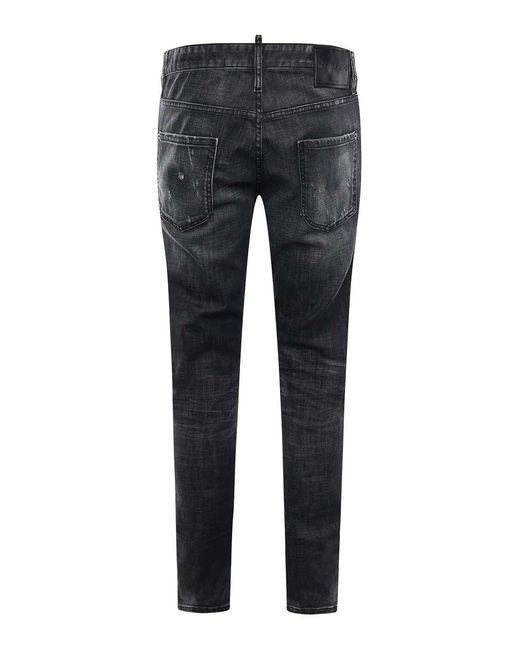 DSquared² Blue Stretch Cotton Denim Jeans for men