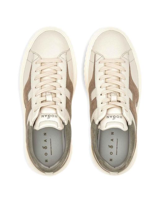 Hogan Natural H-Stripes Sneakers for men