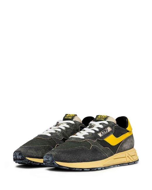 Autry Yellow Reelwind Sneakers for men