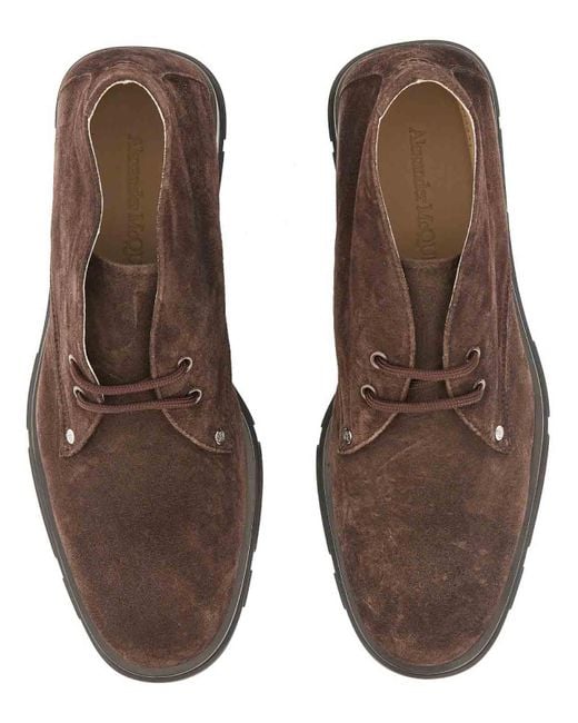 McQueen Brown Boots for men