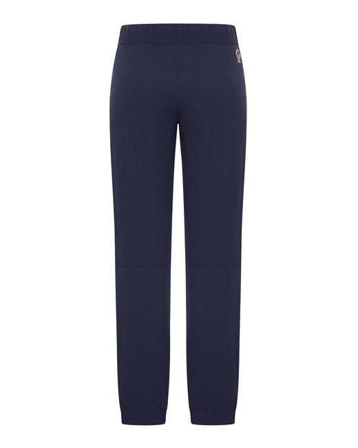 Moncler Blue Stretch Trousers