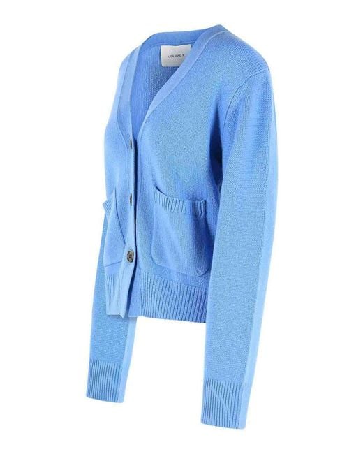 Lisa Yang Blue Danni' Cashmere Cardigan