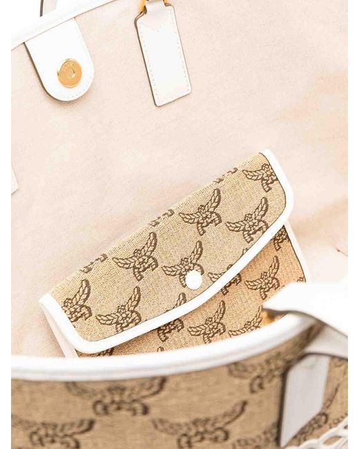 MCM Natural Himmel Oth Shopper Medium Bag